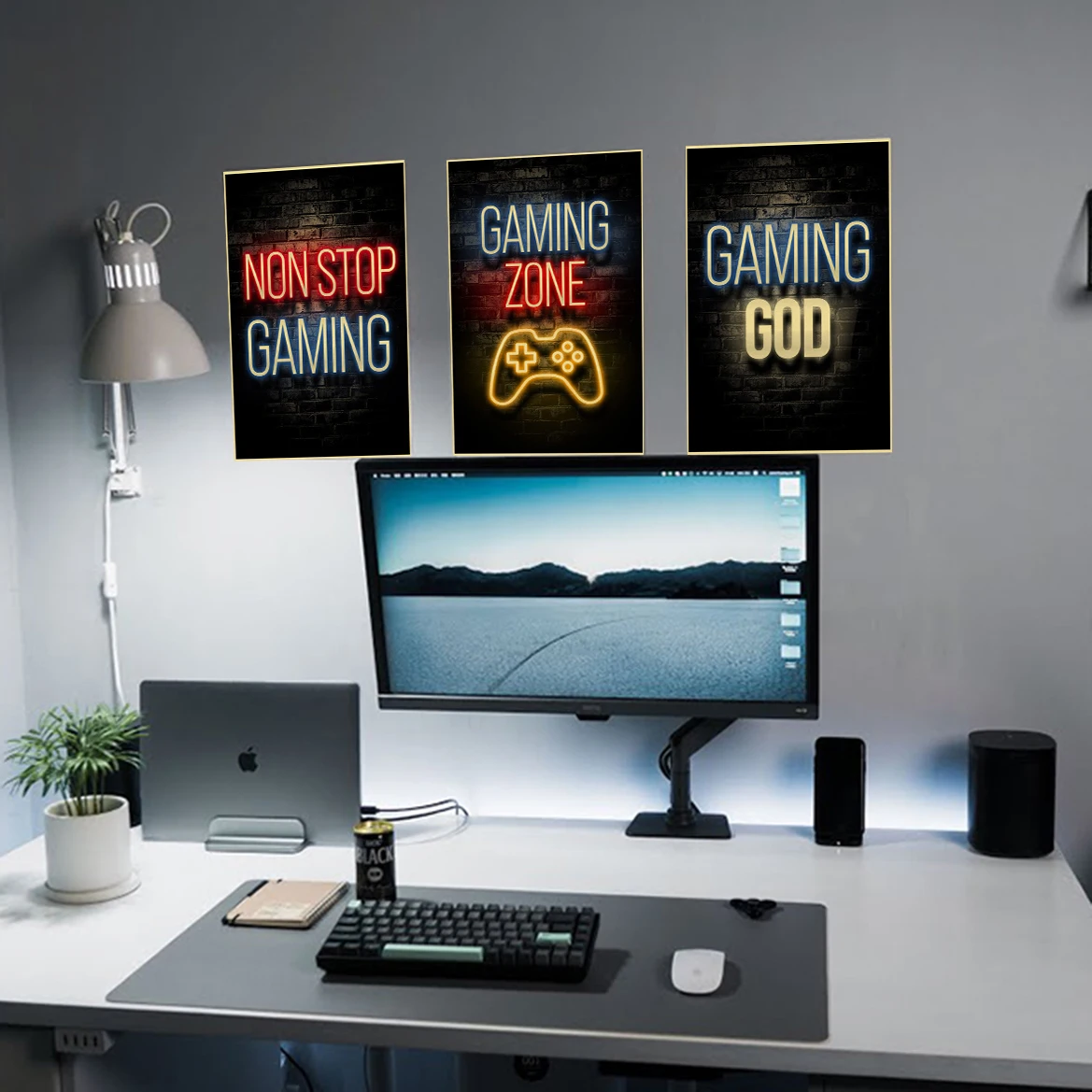 Gaming Posters Game Retro Kraf - مراجعة Retro Gaming Wallpaper وسعره