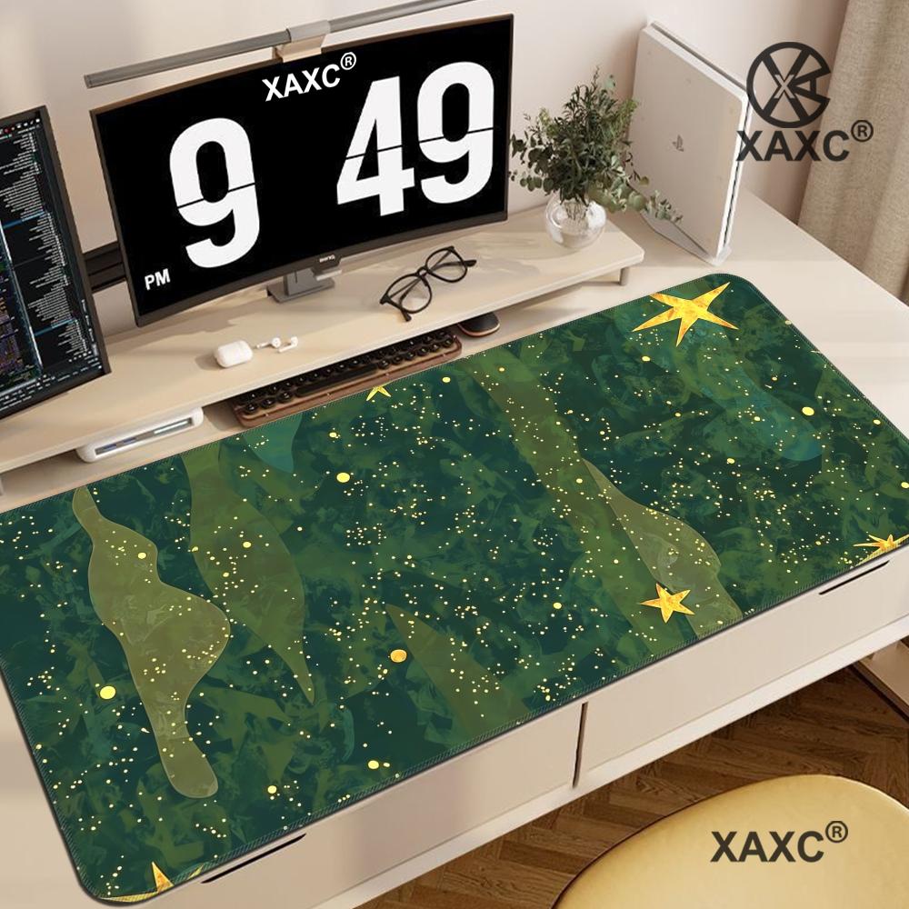 Green Retro Star Stripes Desk  - مراجعة Retro Gaming Keyboard And Mouse وسعره