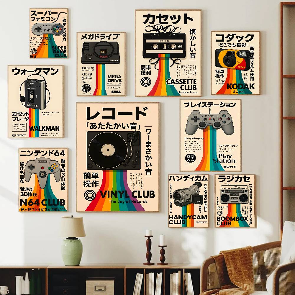 Vintage Nostalgic Game Console - مراجعة Retro Gaming Wallpaper وسعره