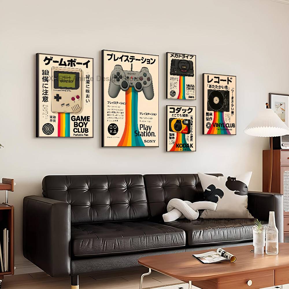 Vintage Nostalgic Game Console - مراجعة Retro Gaming Wallpaper وسعره
