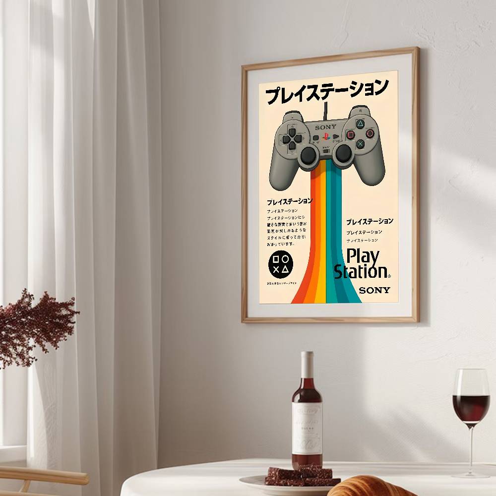 Vintage Nostalgic Game Console - مراجعة Retro Gaming Wallpaper وسعره