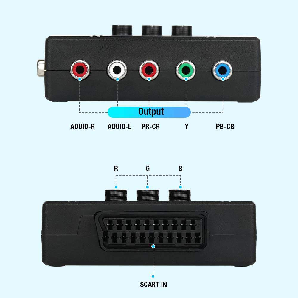 RGBS VGA to YPBPR Component Co - مراجعة Retro Gaming Handheld وسعره